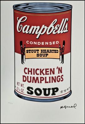 ANDY WARHOL * Campbells Chicken´n Dump.. * signed lithograph * limited # 102/125