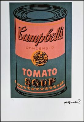 ANDY WARHOL * Campbells Tomato Soup * signed lithograph * limited # 70/125