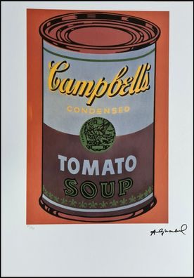 ANDY WARHOL * Campbells Tomato Soup * signed lithograph * limited # 75/125