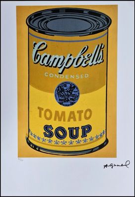 ANDY WARHOL * Campbells Tomato Soup * signed lithograph * limited # 82/125