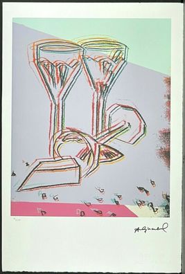ANDY WARHOL * Champagner 2000 * signed lithograph * limited # 91/100