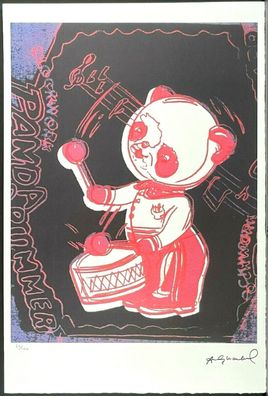 ANDY WARHOL * Clockwork Panda * signed lithograph * limited # 62/100