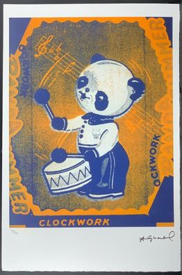 ANDY WARHOL * Clockwork Panda * signed lithograph * limited # 70/100