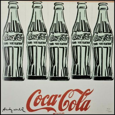 ANDY WARHOL * Coca-Cola * lithograph * limited # xx/2400 CMOA signed