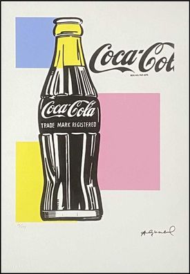 ANDY WARHOL * Coca-Cola * signed lithograph * limited # 12/125 (Gr. 50 cm x 35 cm)