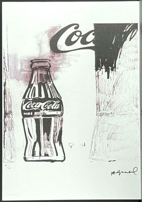 ANDY WARHOL * Coca-Cola * signed lithograph * limited # 84/125
