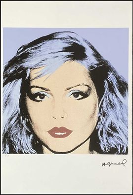 ANDY WARHOL * Debbie Harry * signed lithograph * limited # 47/100