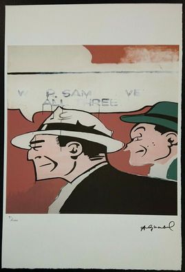 ANDY WARHOL * Dick Tracy * signed lithograph * limited # 91/100