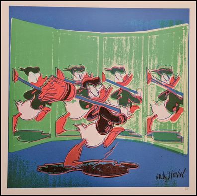 ANDY WARHOL * Donald Duck * lithograph * 50x50 cm * limited # 441/500 CMOA signed