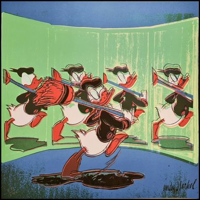 ANDY WARHOL * Donald Duck * lithograph * limited # xx/2400 CMOA signed