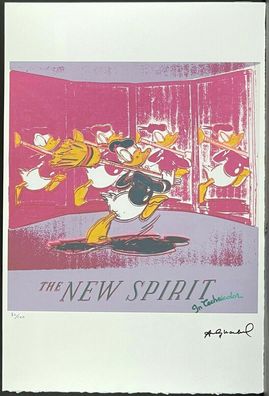 ANDY WARHOL * Donald Duck * signed lithograph * limited # 82/100