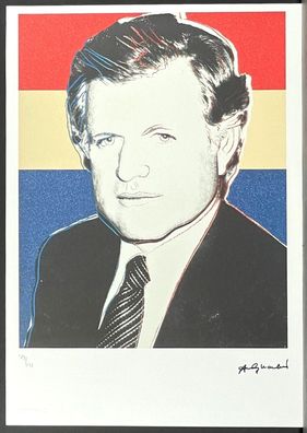 ANDY WARHOL * Edward Kennedy * signed lithograph * limited # 79/125