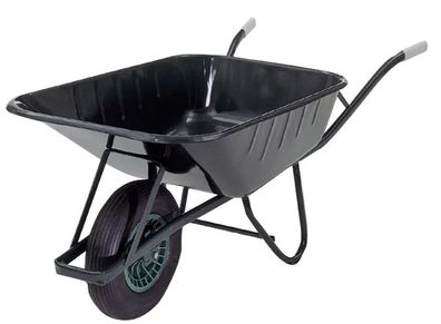 FORT 116-130 Qualitäts Schubkarre Gartenkarre Landwirtschaftskarre | 130L | Stahl