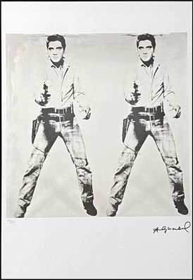 ANDY WARHOL * Elvis Presley * signed lithograph * limited # 100/125
