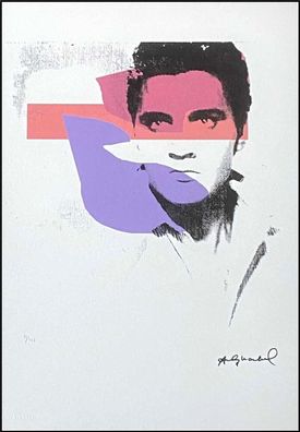 ANDY WARHOL * Elvis Presley * signed lithograph * limited # 11/125