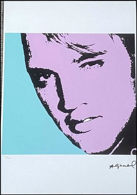 ANDY WARHOL * Elvis Presley * signed lithograph * limited # 22/125