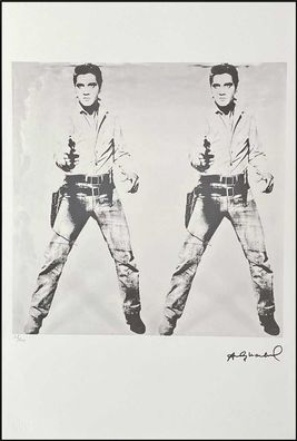 ANDY WARHOL * Elvis Presley * signed lithograph * limited # 28/100
