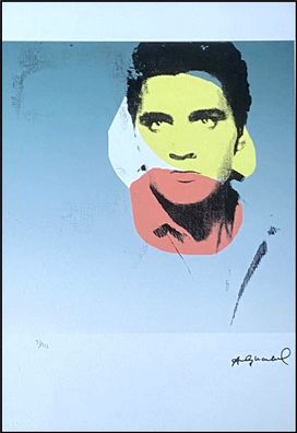 ANDY WARHOL * Elvis Presley * signed lithograph * limited # 35/125