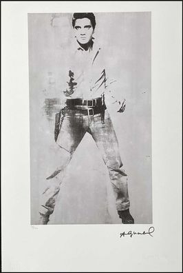 ANDY WARHOL * Elvis Presley * signed lithograph * limited # 36/100