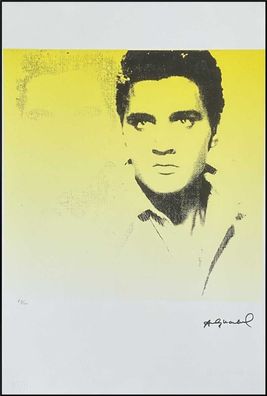 ANDY WARHOL * Elvis Presley * signed lithograph * limited # 63/100