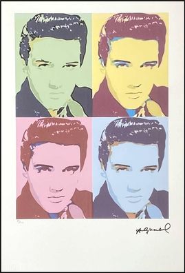 ANDY WARHOL * Elvis Presley * signed lithograph * limited # 66/100