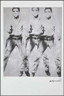 ANDY WARHOL * Elvis Presley * signed lithograph * limited # 79/100