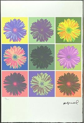 ANDY WARHOL * Flowers * signed lithograph * limited # 73/100 (Gr. Mittel (bis 100cm))