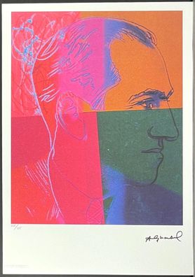 ANDY WARHOL * George Gershwin * signed lithograph * limited # 105/125