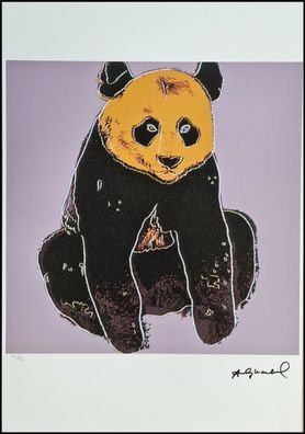 ANDY WARHOL * Giant Panda * signed lithograph * limited # 30/125 (Gr. 50 cm x 35 cm)