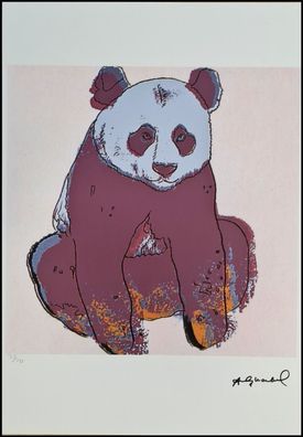 ANDY WARHOL * Giant Panda * signed lithograph * limited # 35/125 (Gr. 50 cm x 35 cm)