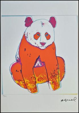 ANDY WARHOL * Giant Panda * signed lithograph * limited # 37/125 (Gr. 50 cm x 35 cm)