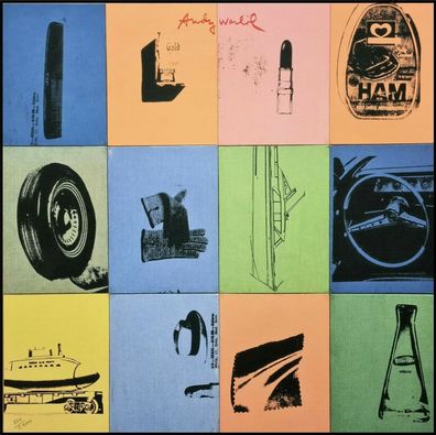 ANDY WARHOL * Him * lithograph * limited # xx/2400 CMOA signed (Gr. 60 cm x 60 cm)