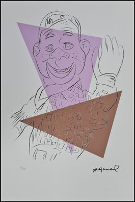 ANDY WARHOL * Howdy Doody * signed lithograph * limited # 90/100 (Gr. 57 cm x 38 cm)