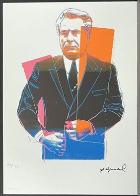 ANDY WARHOL * John Gotti * signed lithograph * limited # 78/125 (Gr. 50 cm x 35 cm)