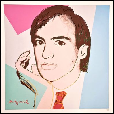 ANDY WARHOL * Jon Gould * lithograph * 50x50 cm * limited # 93/500 CMOA signed