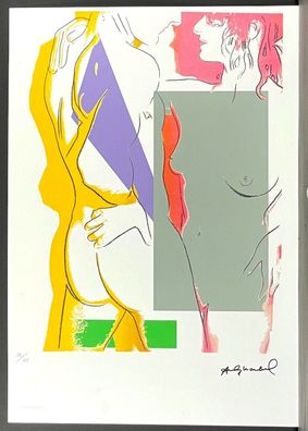 ANDY WARHOL * Love * signed lithograph * limited # 38/125 (Gr. 50 cm x 35 cm)