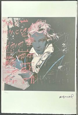 ANDY WARHOL * Ludwig van Beethoven * signed lithograph * limited # 12/100
