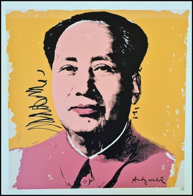 ANDY WARHOL * Mao Zedong * lithograph * 50x50 cm * limited # 380/500 CMOA signed