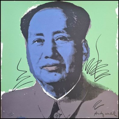 ANDY WARHOL * Mao Zedong * lithograph * limited # xx/2400 CMOA signed