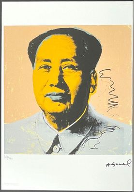 ANDY WARHOL * Mao Zedong * signed lithograph * limited # 50/125 (Gr. 50 cm x 35 cm)