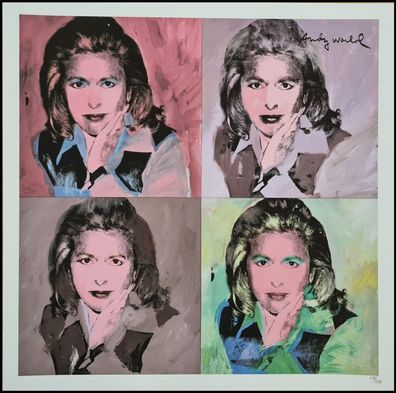 ANDY WARHOL * Marcia Weisman * lithograph * 50x50 cm * limited # 434/500 CMOA signed