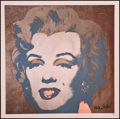 ANDY WARHOL * Marilyn Monroe * lithograph * 50x50 cm * limited # 128/500 CMOA signed
