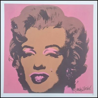 ANDY WARHOL * Marilyn Monroe * lithograph * 50x50 cm * limited # 172/500 CMOA signed