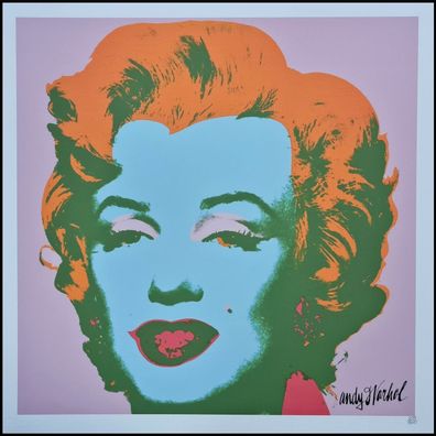 ANDY WARHOL * Marilyn Monroe * lithograph * 50x50 cm * limited # 209/500 CMOA signed