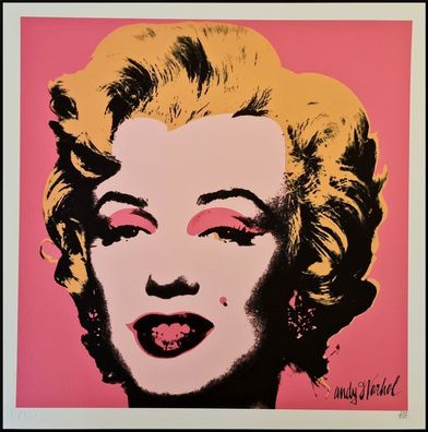 ANDY WARHOL * Marilyn Monroe * lithograph * 50x50 cm * limited # 247/500 CMOA signed