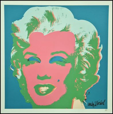 ANDY WARHOL * Marilyn Monroe * lithograph * 50x50 cm * limited # 263/500 CMOA signed