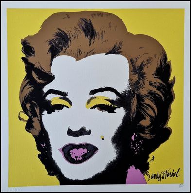 ANDY WARHOL * Marilyn Monroe * lithograph * 50x50 cm * limited # 358/500 CMOA signed
