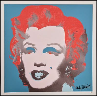 ANDY WARHOL * Marilyn Monroe * lithograph * 50x50 cm * limited # 410/500 CMOA signed