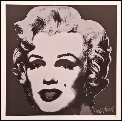 ANDY WARHOL * Marilyn Monroe * lithograph * 50x50 cm * limited # 414/500 CMOA signed
