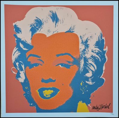 ANDY WARHOL * Marilyn Monroe * lithograph * 50x50 cm * limited # 494/500 CMOA signed